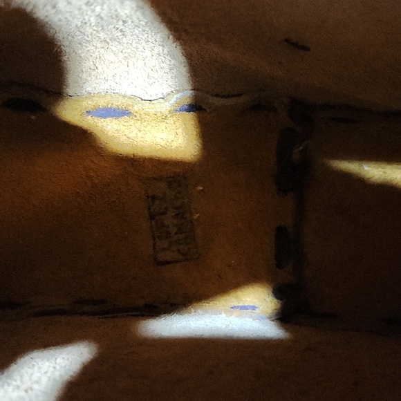 Vintage Leather Hobo Purse With Mushroom Accent - Picture 5 of 5